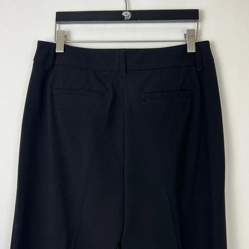 Style & Co pants straight leg with stretch color: black Sz 4 - Picture 6 of 7
